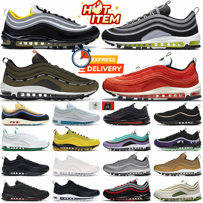 2025 Designer free shipping fashion shoe mens womens 97 Jesus Satan Running Shoes Sean Men Women 97s Trainers Sneakers