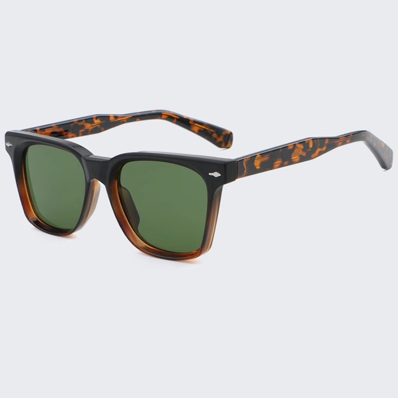 Polarized Square Sunglasses Men Women Luxury Brand Designer Style Sun Glasses For Male Female Oculos Vintage Retro Punk Party Thick Eyewear S53P IVSTA