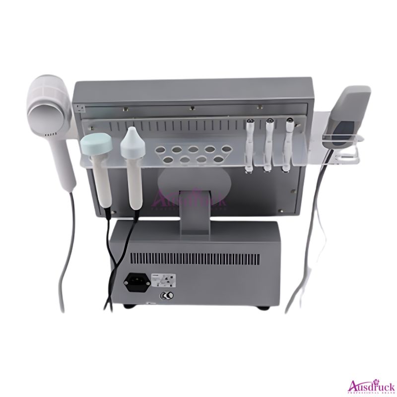 Professional Grade Facial Toning Device with Four Modes Dermabrasion Skin scrubber Ultra-Sonic Cleanse + Cold/Hot Therapy System for Smoother Complexi