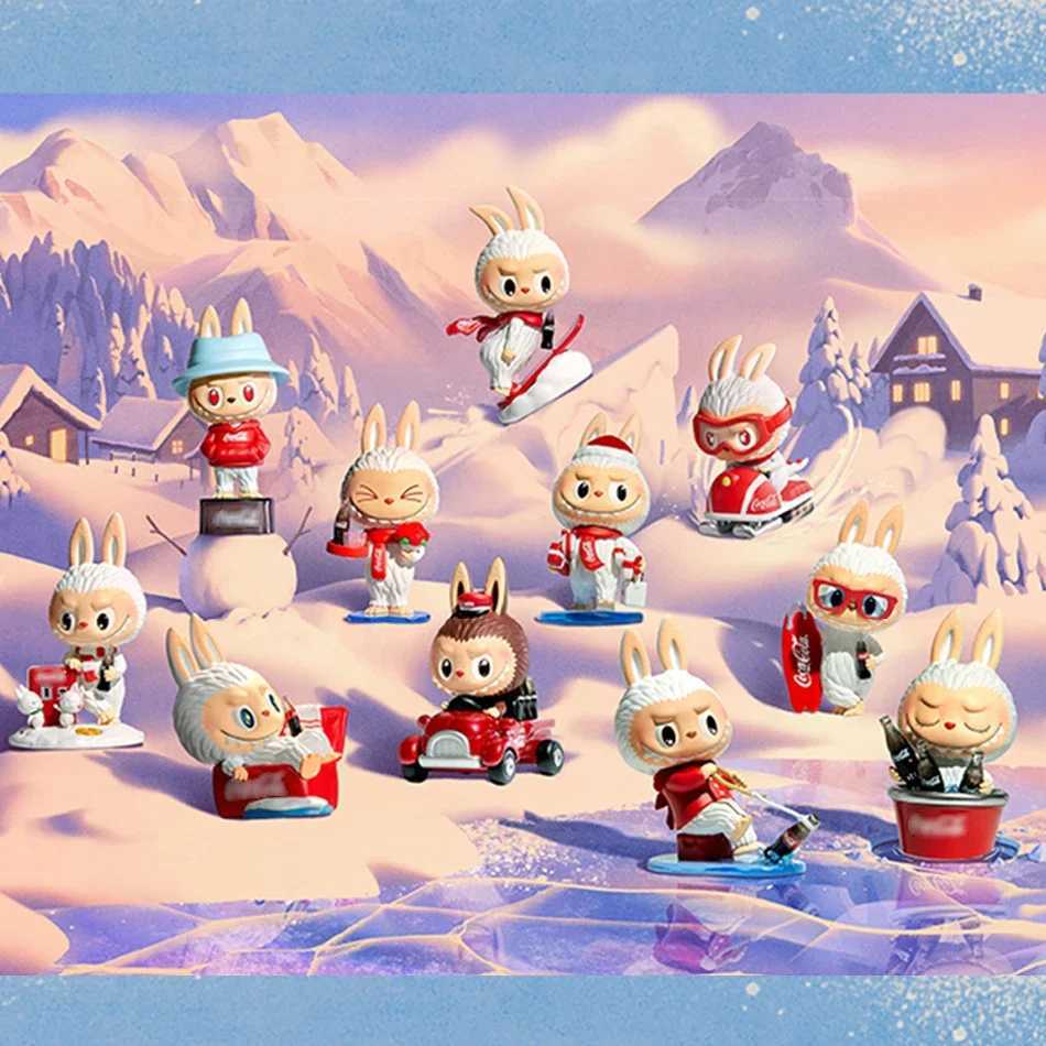 2025 Labubu Cola Series Blind Box Christmas Toys Model Desktop Cute Ornament Cute Anime Figure Gift Surprise Box ChildrenS Toys X250612