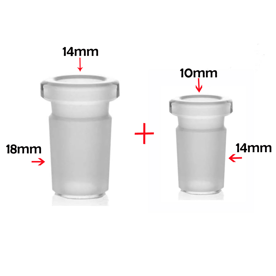 Glass Reducer Adapter Extension Reducer Adapter 10mm 14mm 18mm Smoking Adapter