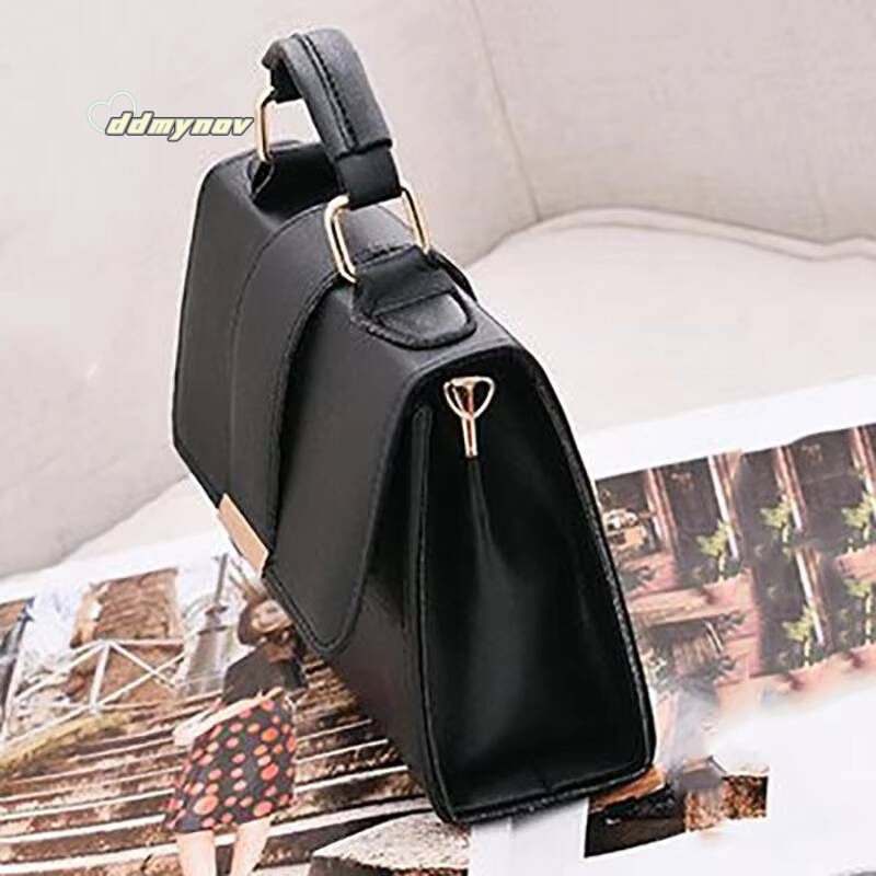 Hot Sale Flap Sling Shoulder Bags for Women Solid Color Crossbody Messenger Bag Purse Female Leather Handbag Pocket ddmynov