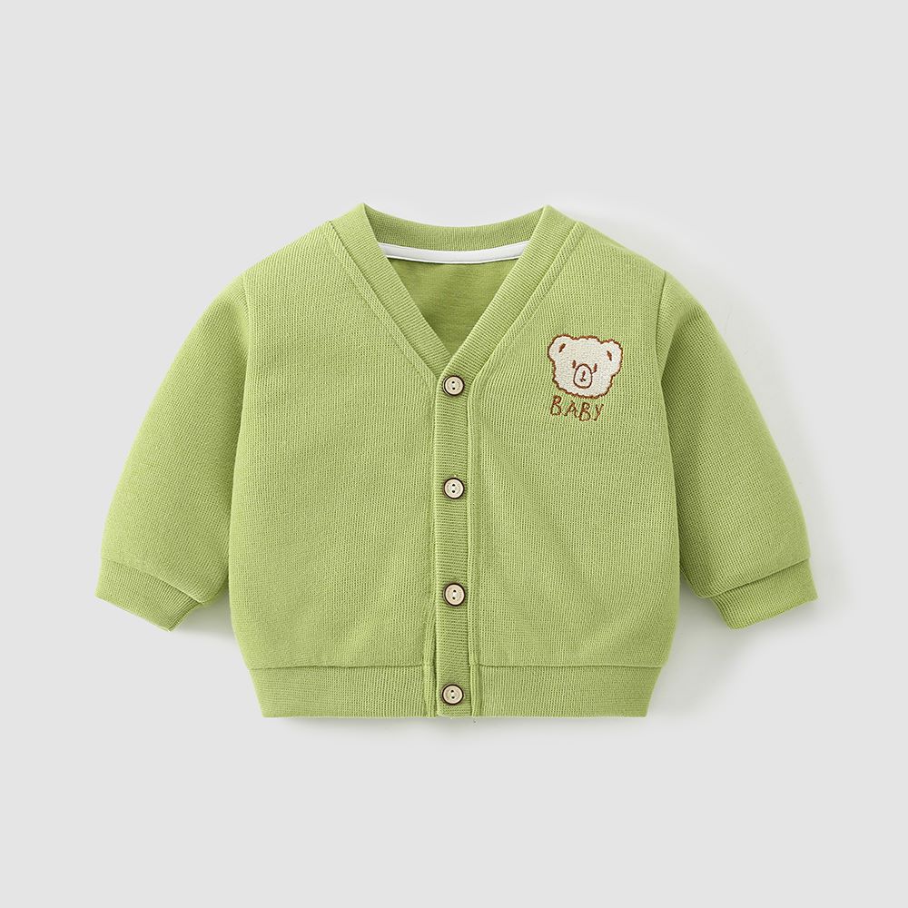 Baby jumpsuit, spring and autumn pure cotton newborn clothes, side breasted monk clothes, pajamas