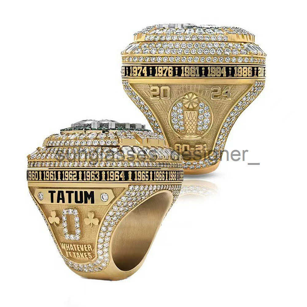 2024 Boston No. 0 Tatum Basketball Championship Ring Mens Big Ring J250613