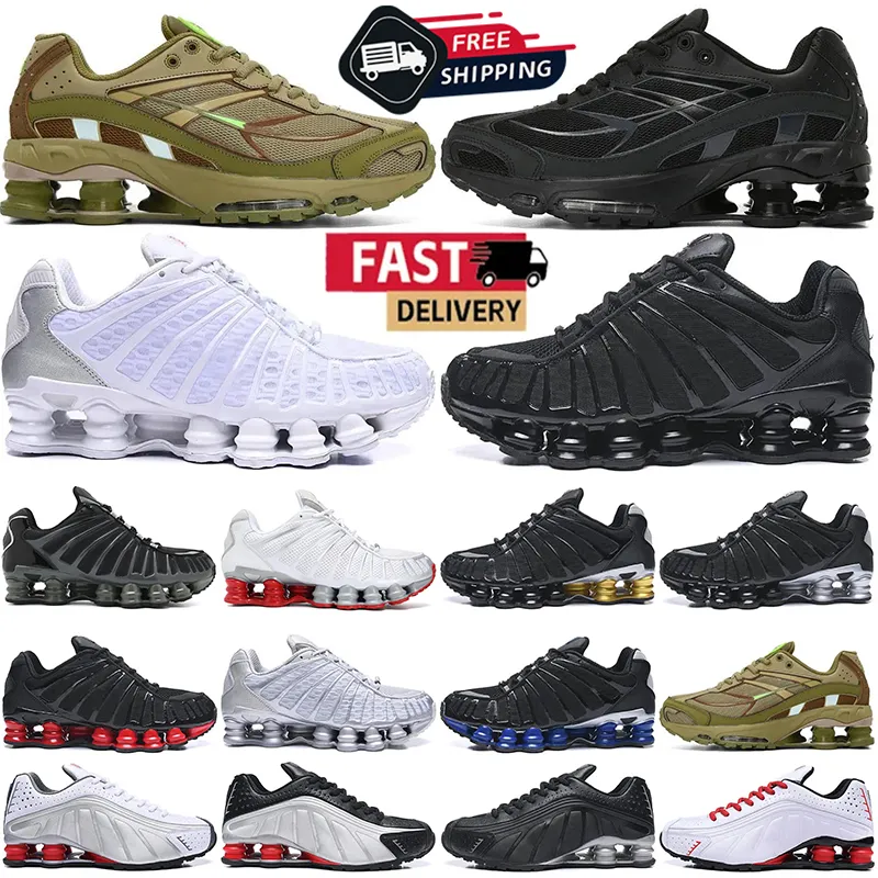 Free Shipping Shox Sneaker Men Women Running Shoes Athletic Sneakers Mens Trainers Outdoor Sports Shoe Durable Runner Triple White Black Gold Siery 36-45 Discount
