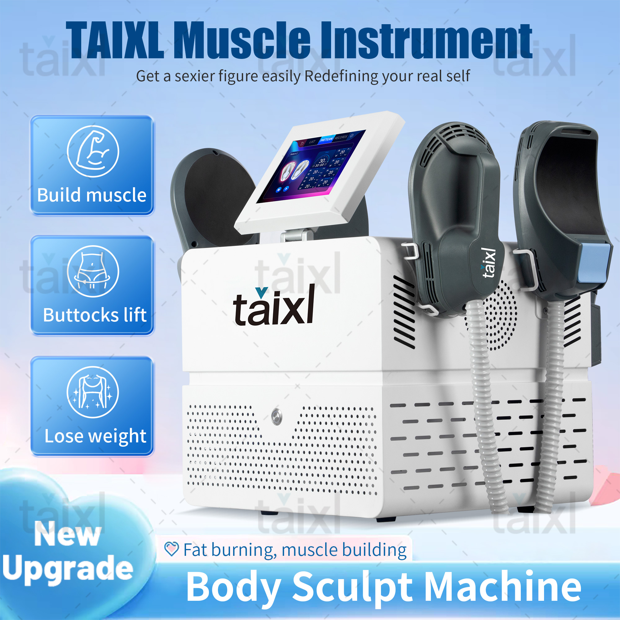 TAIXL Nova 15 Tesla Machine With Pelvic Ems Device Muscle Stimulation Pads Optional professional