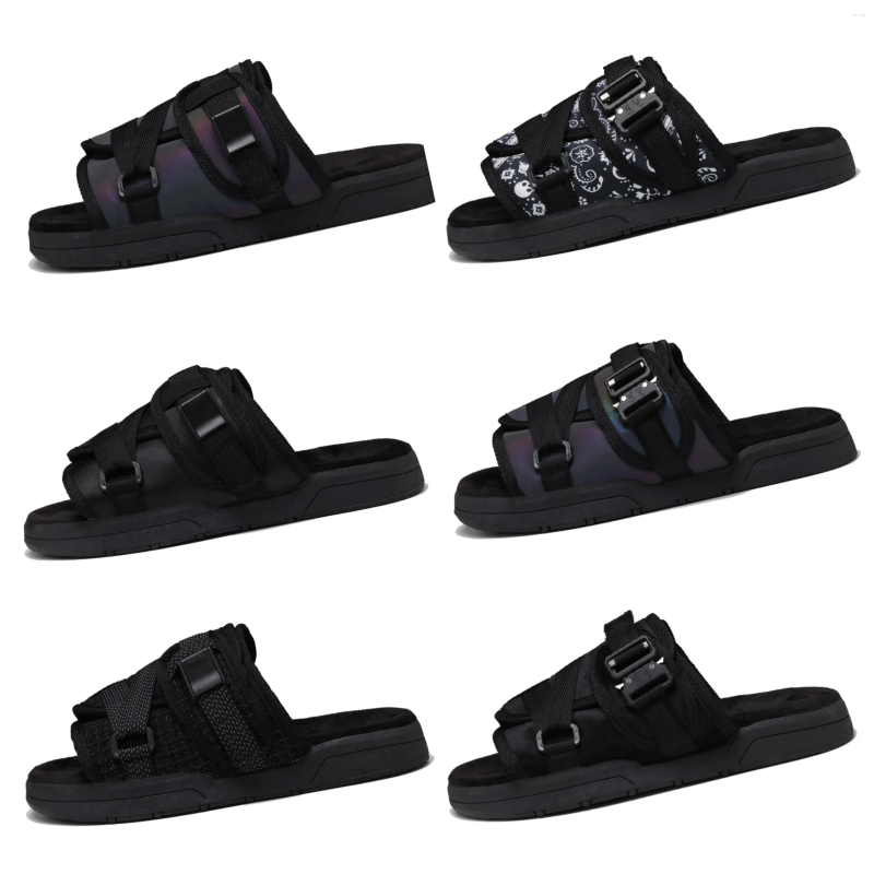 Slippers Style Men's Casual Canvas Summer Outdoor Couples Beach Flip Flops Men Shoes