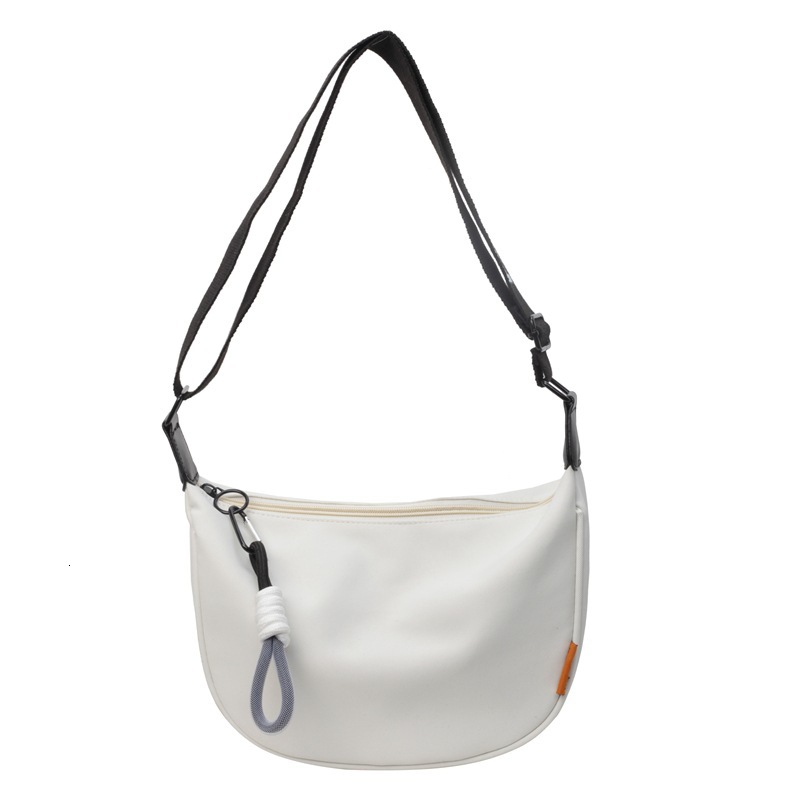 Ladies casual nylon trend bag new trend Korean style slanted dumpling bag trend designer bag multifunctional large capacity canvas shoulder bag