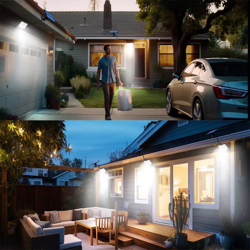 234LED 3 Modes Outdoor Motion Sensor Flood Lights Wall Lamp with Remote Waterproof Security Solar Light for Outside
