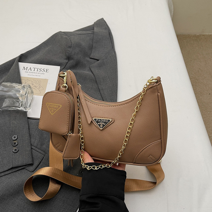 Designer Bag Shoulder Bag Luxury Bag Purse Crossbody Ladies Fashion Designer Bag 2025 Mini Bag 2 in 1 Purse High Quality Leather Dumpling Bag Wallet F