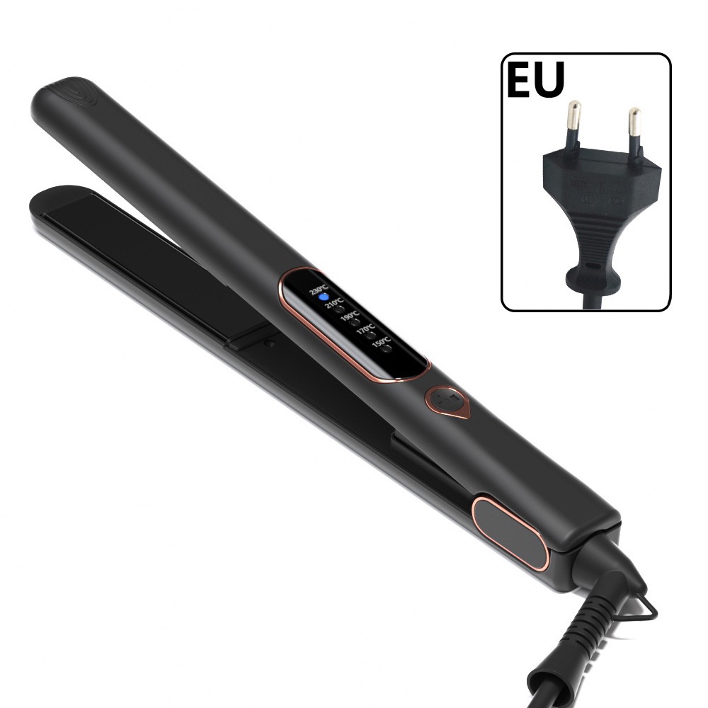 Hair Straightener 5-speed LED temperature control straightening iron 25mm curling straight dual-purpose straightening iron with locking key