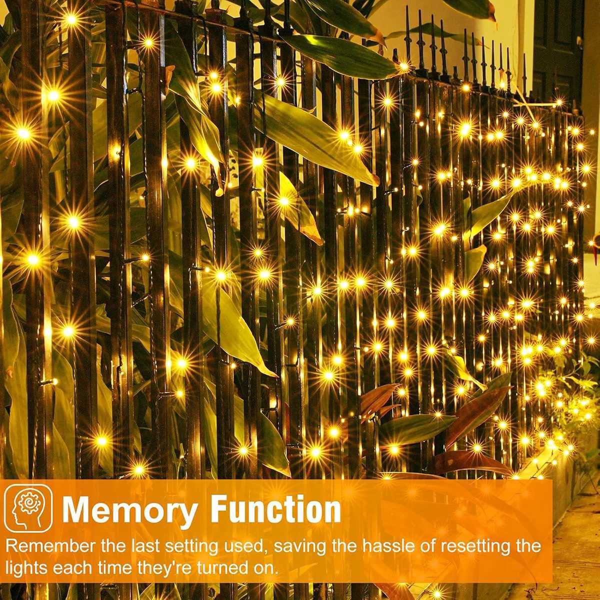 10M/100M LED String Lights Outdoor Fairy Garland For Terrace Garden Street Party Patio Home Wedding New Year Decoration XJ250612