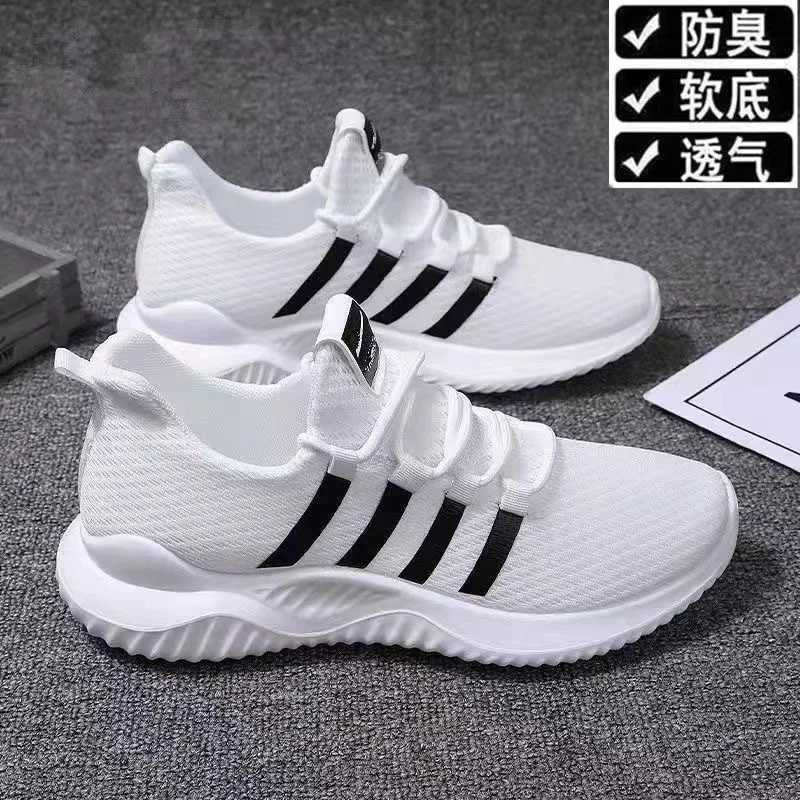 Fashionable new couple shoes mens mesh shoes for female students hollow comfortable non-slip casual sneakers mens tennis shoes Z250613
