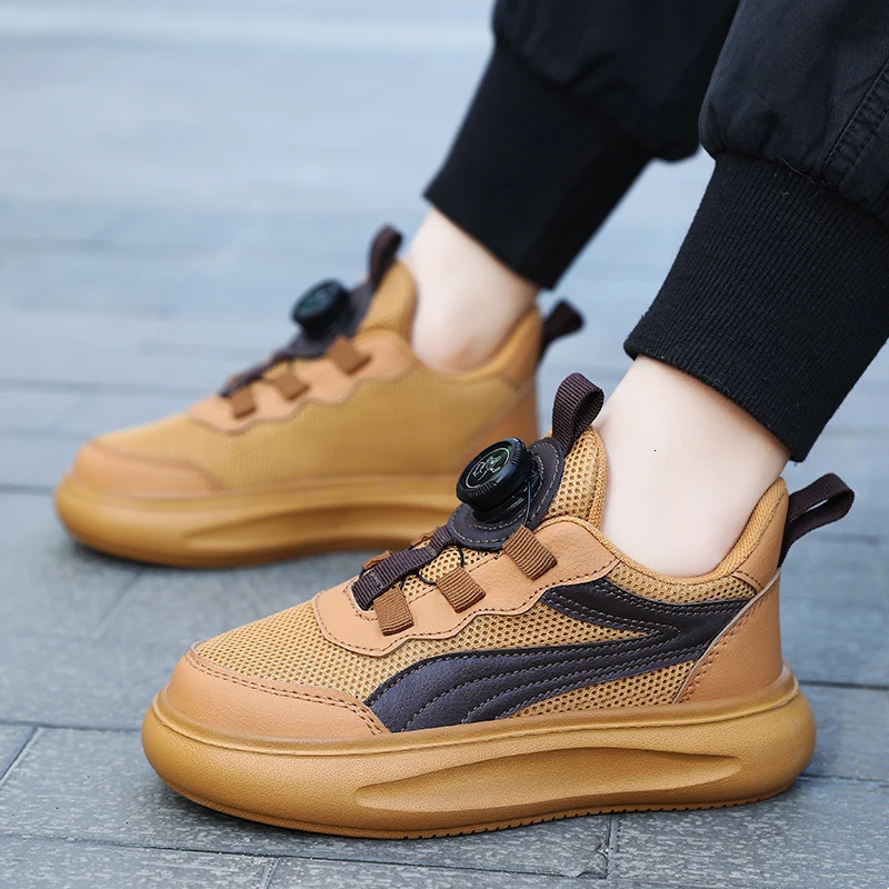 Fashion Casual Skateboard Shoes For Boys Girls Spring Breathable Mesh Kids Trainers Original n Knob Childrens Sports Shoes 250613