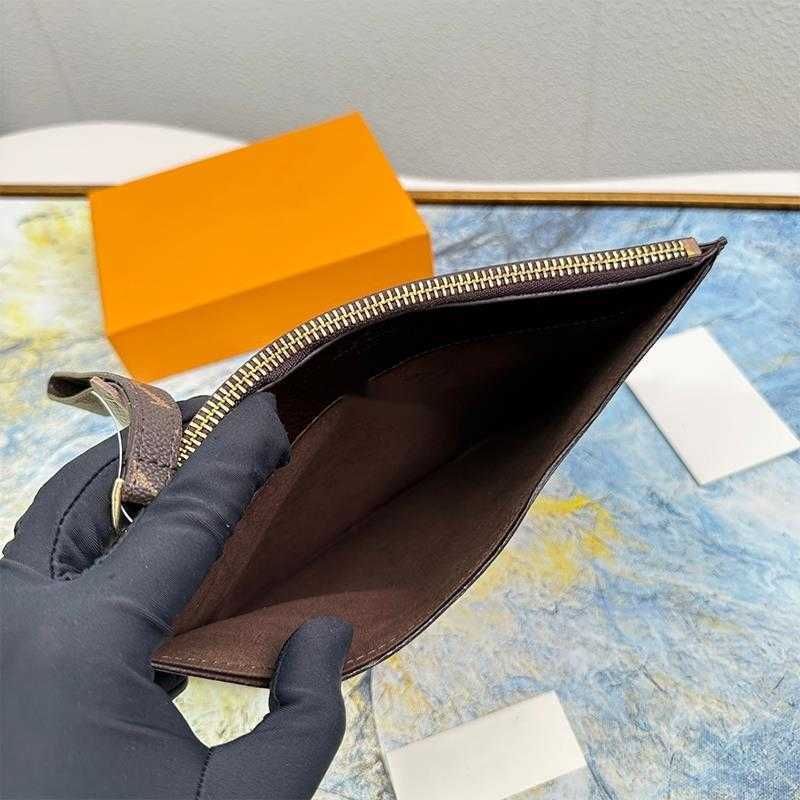 2025--Wallet Designer bag Luxury Leather Wristlet Clutch Wallets large Pallas purse men women Zipper mini bags coin purses long card holders large capacity