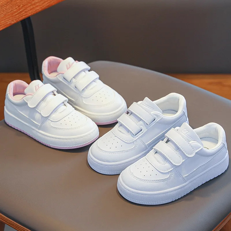 Babaya Childrens Skate Shoes Baby Boys White Sneakers for Kids 2025 Autumn Girls Shoes Breathable Casual Shoes Toddler 250613