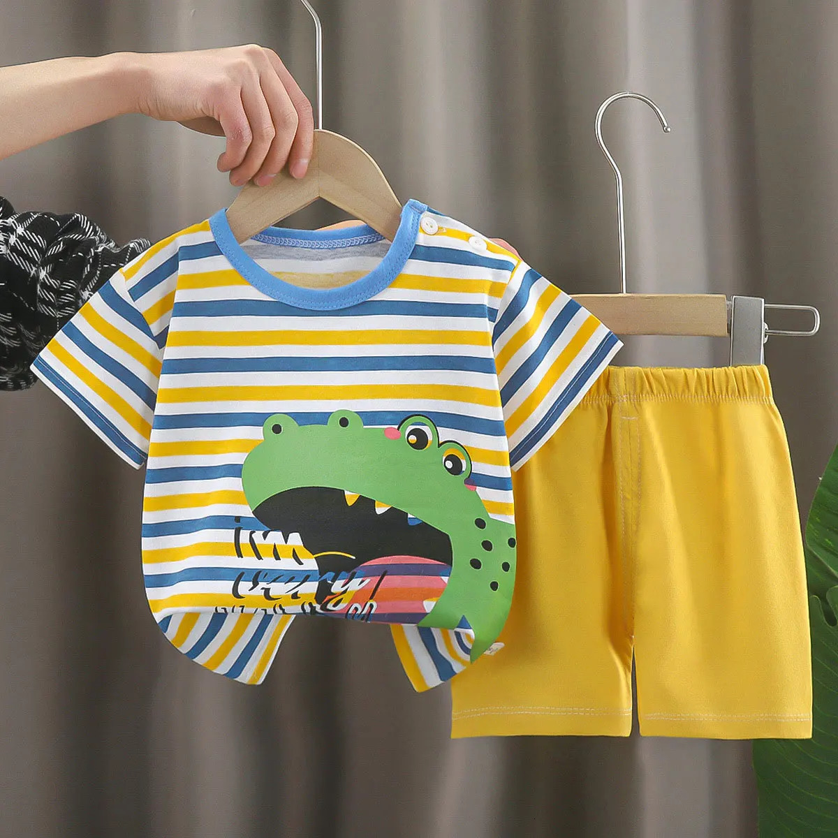 Kids Clothes Childrens Sets Boys Girl T-shirt Shorts 2PCS Summer Cotton Short sleeve Baby Children Clothing Toddler Suit 250613