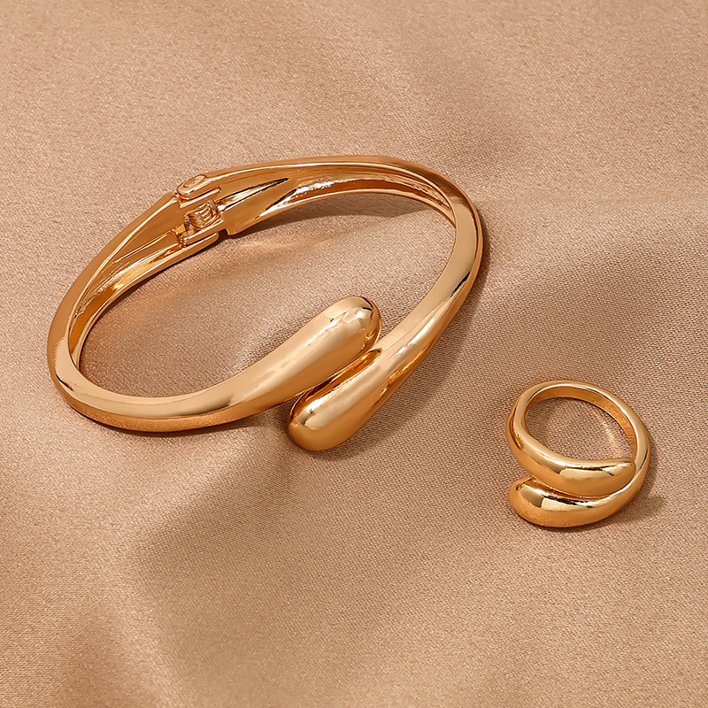 High Quality Leopard Gead Open Bracelets Gold Color Bangle For Women Fashion Jewelry Sets LB039 240923