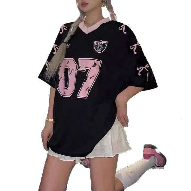 hoodie Women's Wear American Style Sports Casual Short Sleeve Shirt Quick-Dry Breathable Mesh Loose Letter Print Personality Streetwear T-Shirt j