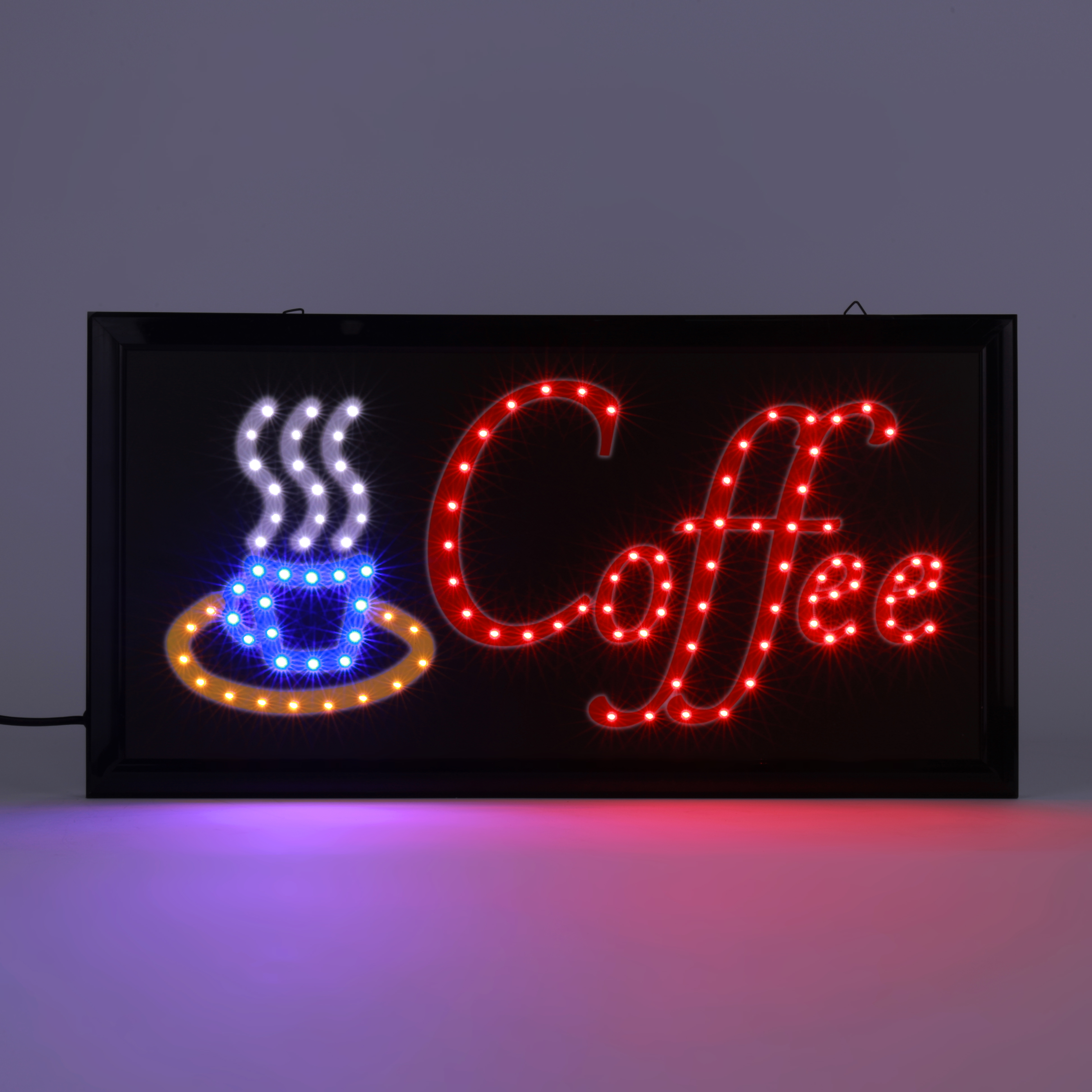 Shop ShowcaseProducts Hot Sales Coffee Store Customization Electronic Scrolling Led Sign Board