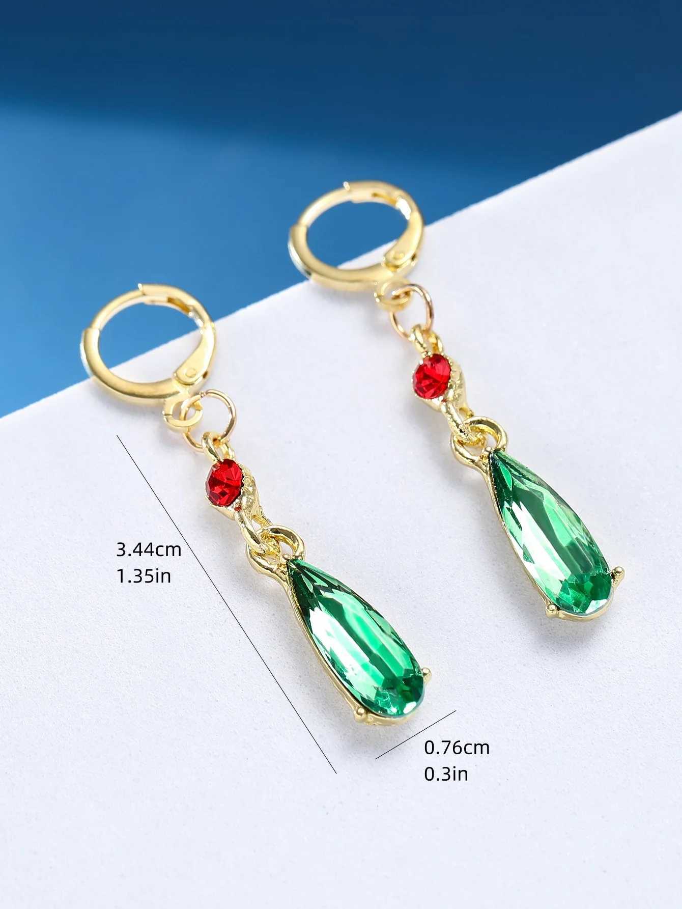 Fashion Elegant Earrings for Women Hayao Miyazaki Howls Moving Castle Red Beads Christmas Jewelry Gift V250613