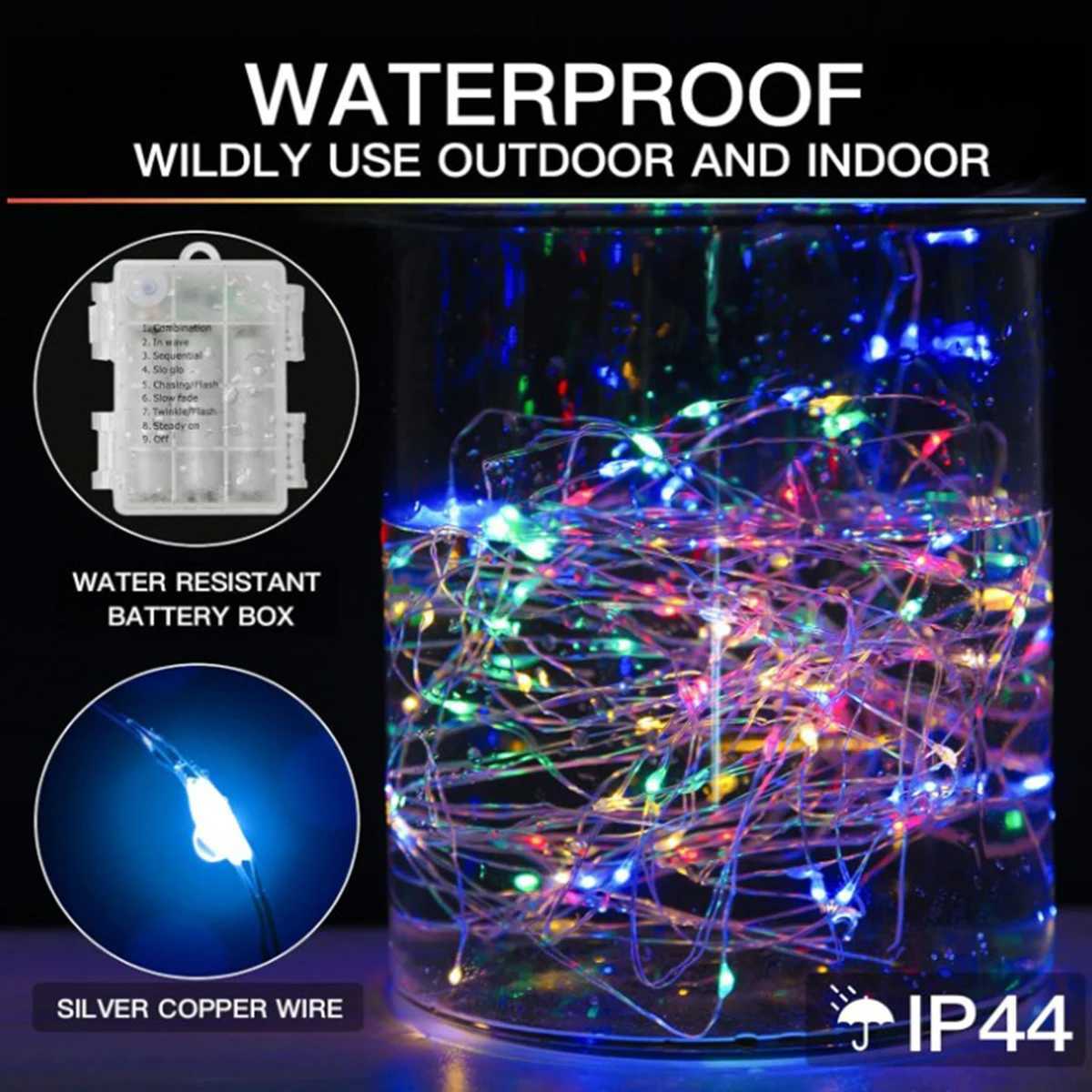 LED String Light Christmas Fairy Light USB Battery Remote Garland Copper Wire LED Lamp for Wedding Party Decoration 10M 20M XJ250612