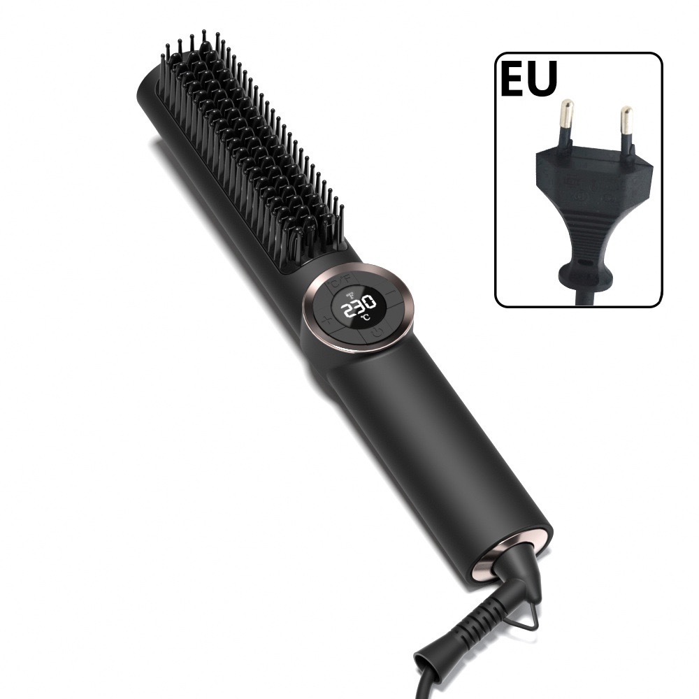 hair straightening comb Designer hair products Home hair straightener temperature control curling comb digital display electric comb