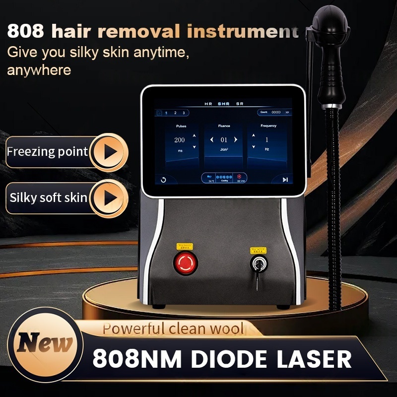 2025 Ice Titanium 808nm Diode Alexandrite Laser painless, permanent hair removal with advanced, professional-grade tech