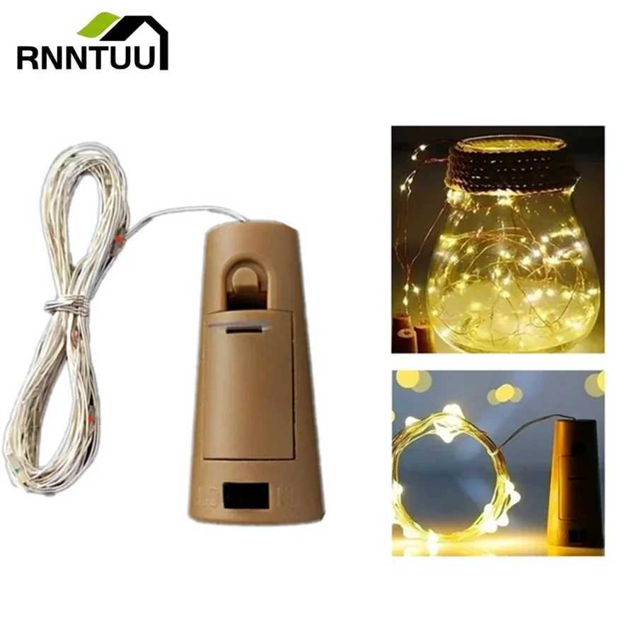 3m LED Wine Bottle Cork String Lights Holiday Decoration Garland Wine Bottle Fairy Lights Christmas Copper Wire String LightsXJ250612