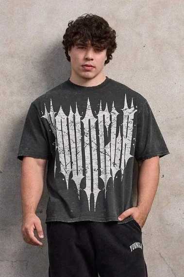 2025 New Loose Large Size Printed T-shirt Mens and Womens Comfortable Clothing Sports Fitness Mens Short Sleeves X2506131