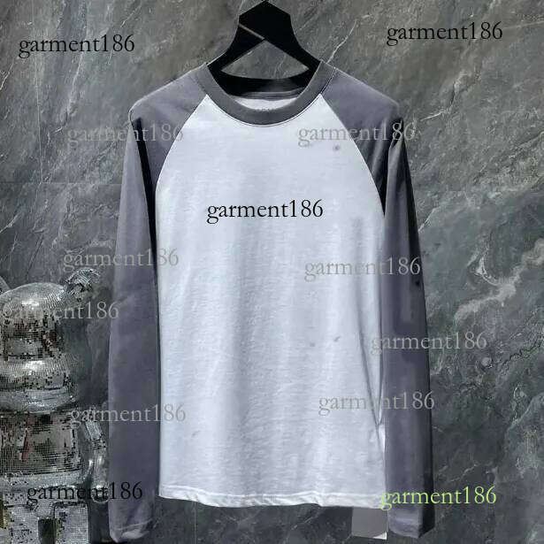 Mens Designer T Shirts Men Women Letter Printed Tshirts Fashion Spring Summer Long Sleeve Tops High Street Styles Breathable chrome tshirt t shirt siz