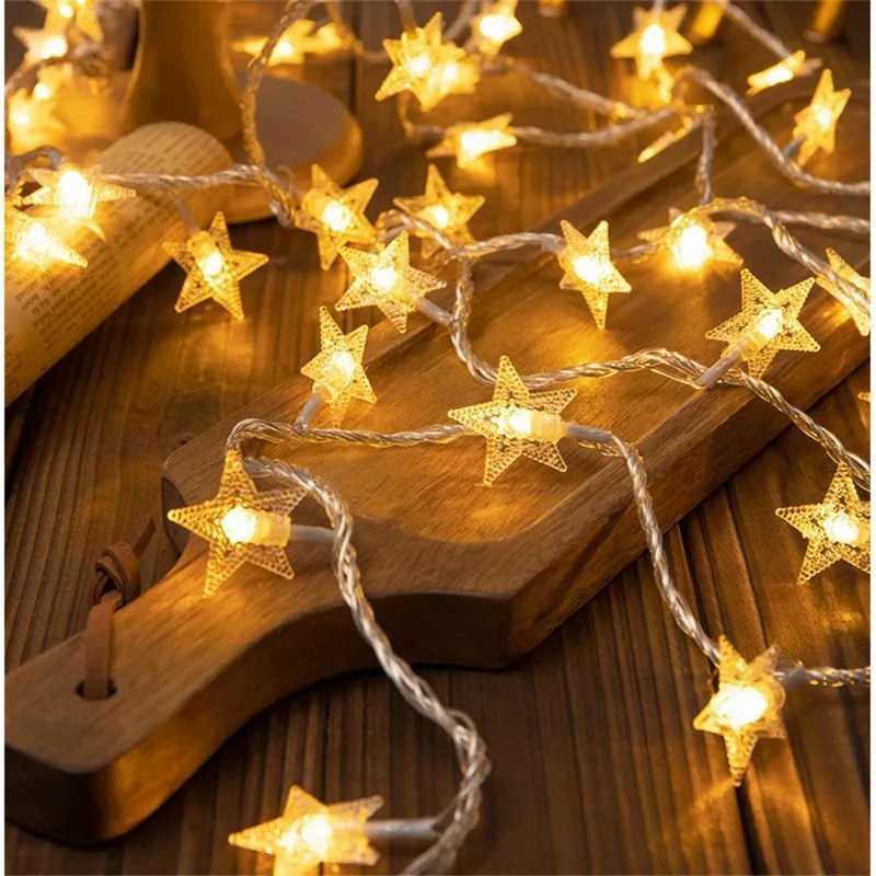 Star String Lights USB/Battery Operated LED Fairy Lights Christmas Light For Party Wedding Garland Outdoor Xmas Tree Decoration XJ250612