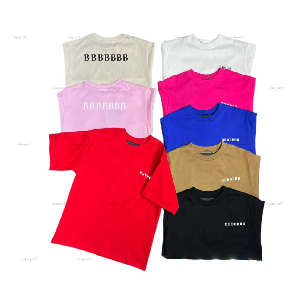 Luxury baby T-shirt high-quality kids designer clothes Multi color boys girls Short Sleeve tees Size 100-150 CM Front rear logo printing tshirt A232X07N250