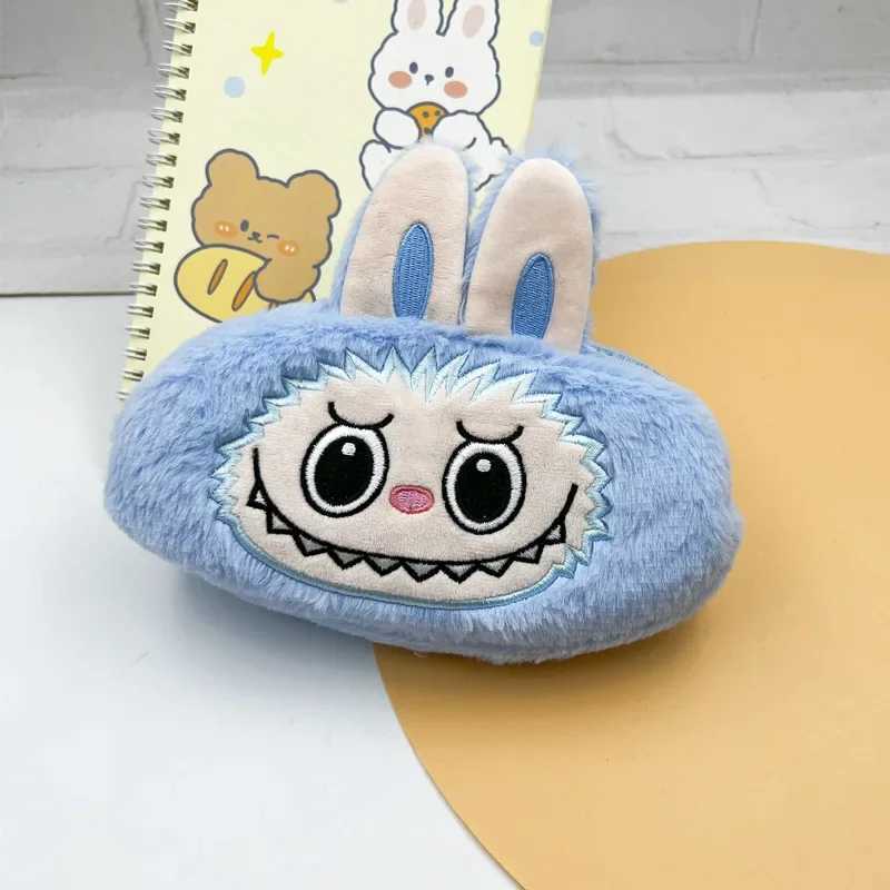 Kaii Labubu Anime Makeup Bag Lovely Pencil Case Storage Stationery School Supplies Free shipping