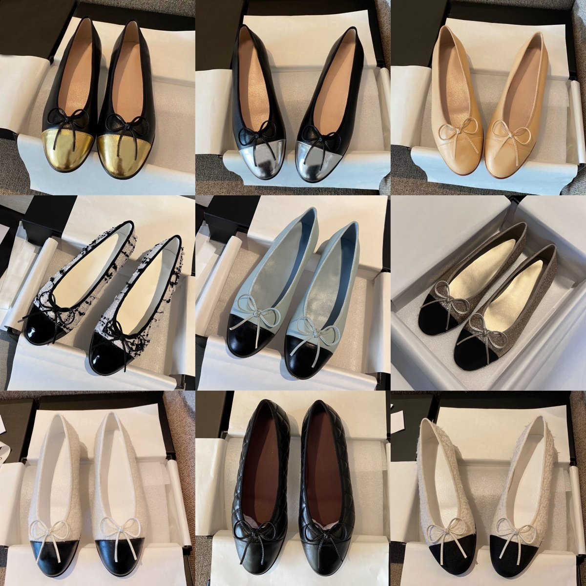 Women Dress Shoes Designer Ballet Shoes Flat Sneaker Spring Autumn Leather Black White Pink Beige Letter Bow Dance Formal Sneakers Lady Trample Slip On Lazy Loafers