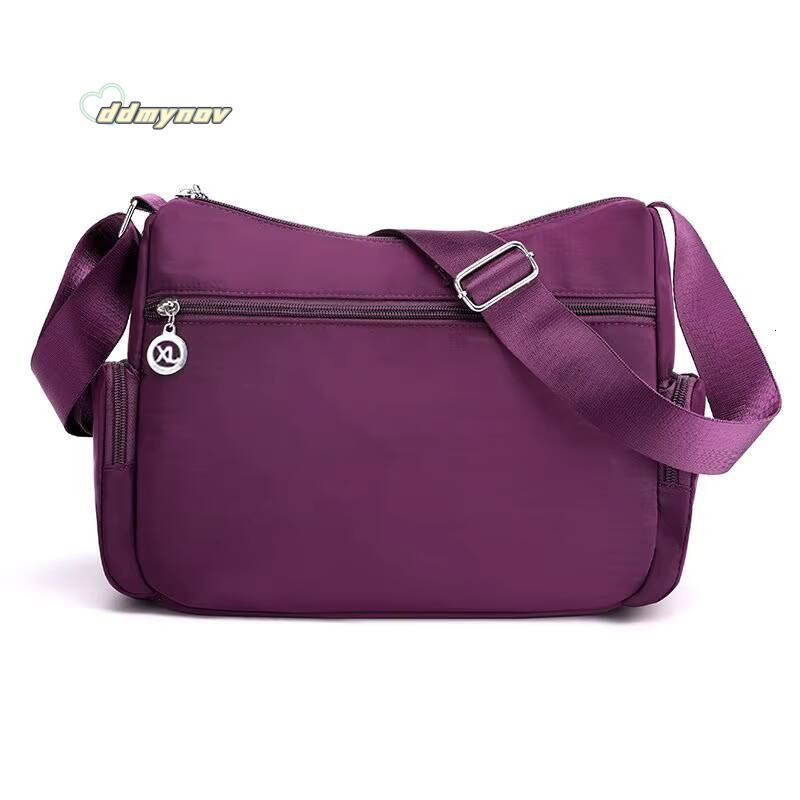 Women's Large Capacity Shoulder Waterproof and Wear Resistant Multi Pocket Commuter Leisure Outdoor Crossbody Bag ddmynov