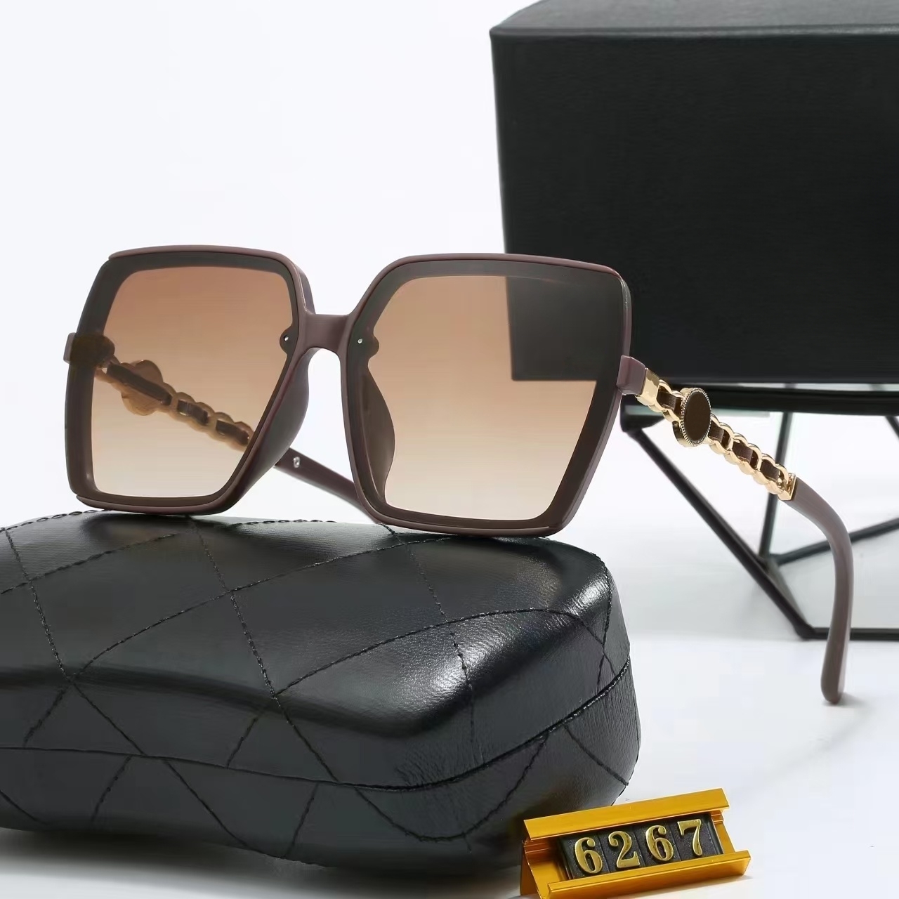 WK 626718 Top luxury Sunglasses designer womens Mens Wearing fashion hot selling senior Eyewear For Women eyeglasses frame Vintage Metal Sun Glasses With box