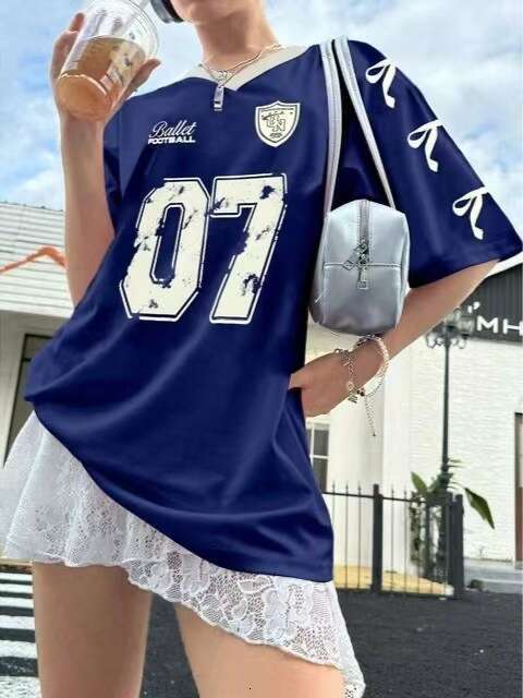 hoodie Women's Wear American Style Sports Casual Short Sleeve Shirt Quick-Dry Breathable Mesh Loose Letter Print Personality Streetwear T-Shirt j