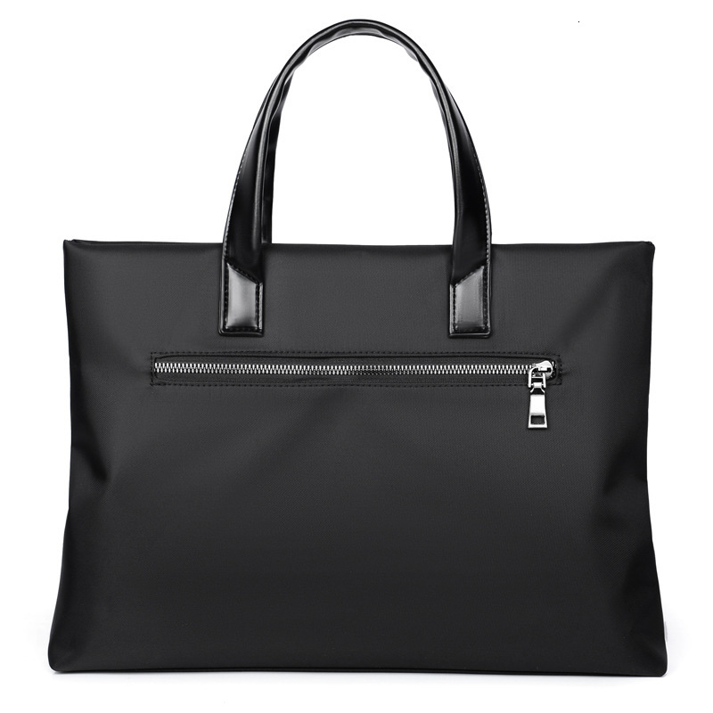 Customized men s briefcase portable file bag large capacity trend business men s bag laptop bag public document bag trend designer bag