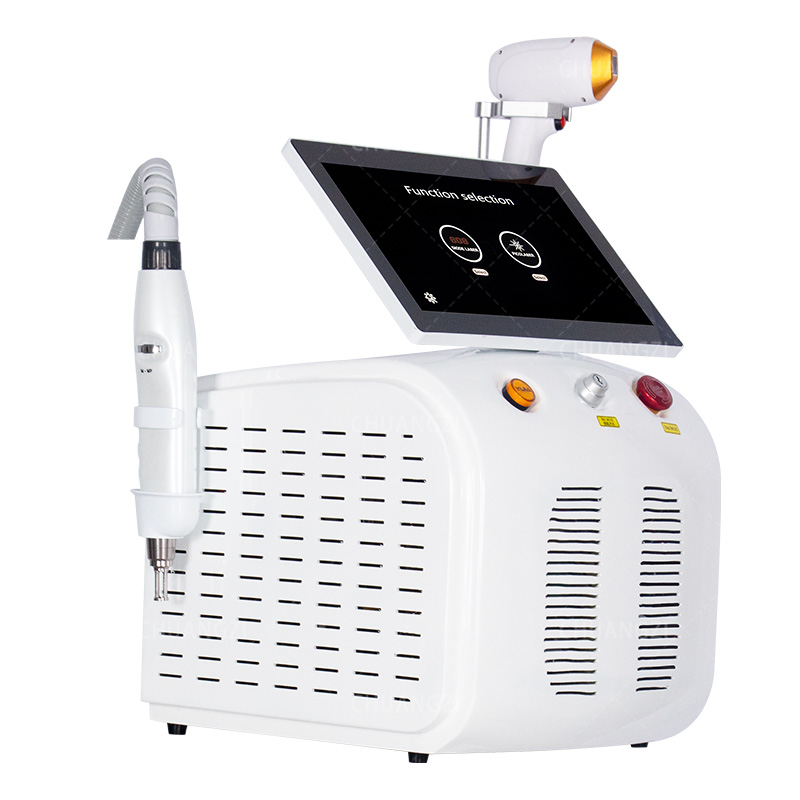 2025 New 3000W portable 808nm diode laser hair removal machine 2-in-1 picosecond tattoo removal and hair removal high-intensity pulse beau