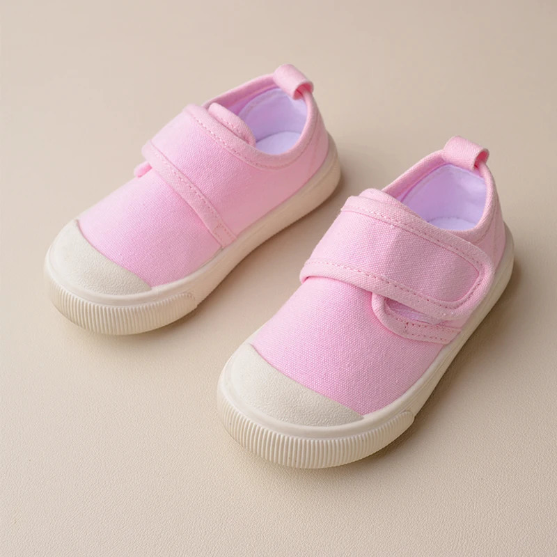 Good Quality Outdoor Running Flats Canvas for Children Beautiful Outdoor School Shoes for Girls EK9S33/40/42 250613