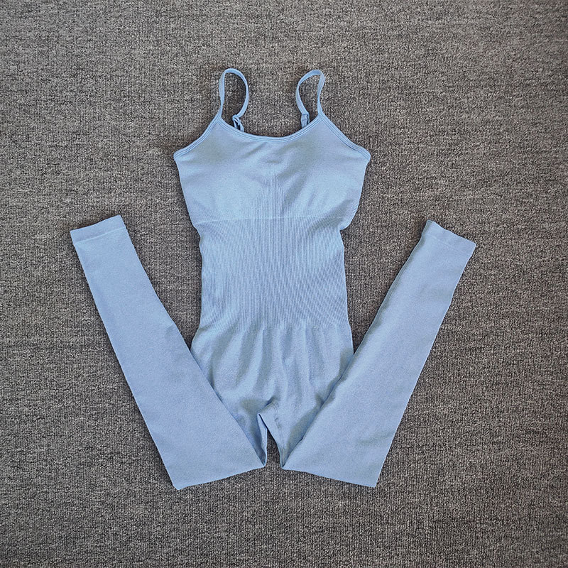 New large-size bikini sports sling vest, nude sweating body sculpting S yoga shorts onesie