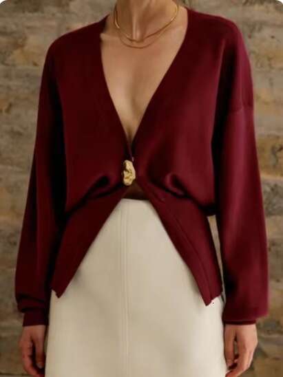 hoodie Women's Wear New Women's Button Cardigan Top Autumn Winter Knit Sweater jacket