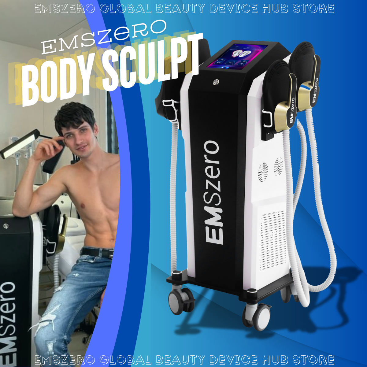 Professional EMSzero HIEMT Muscle Stimulation NEO 6500W RF Machine Body Sculpting Equipment Fat Burning Slimming