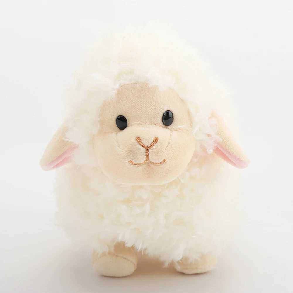 20cm Cute Soft Obediently Lamb Plush Toys Soft Alpaca Plush Dolls Stuffed Sheep Plushie Baby Toys Gifts for Kids Home Decoration L250612
