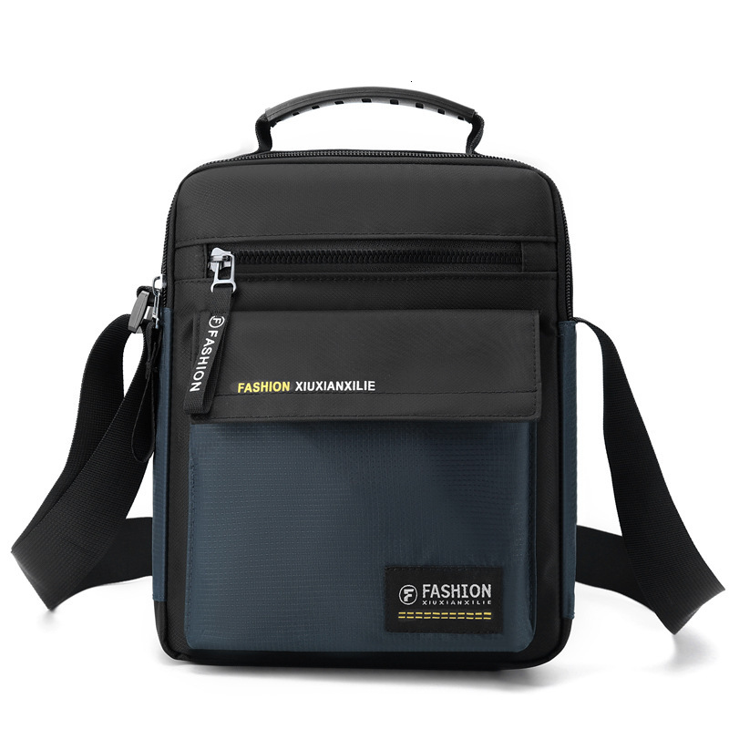Men s large capacity nylon shoulder bag new business commuting crossbody bag standing trend small handbag designer trend bag men s bag