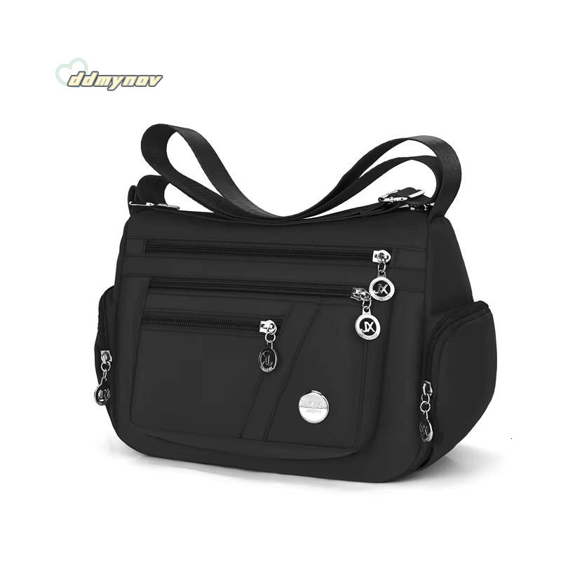Women's Large Capacity Shoulder Waterproof and Wear Resistant Multi Pocket Commuter Leisure Outdoor Crossbody Bag ddmynov