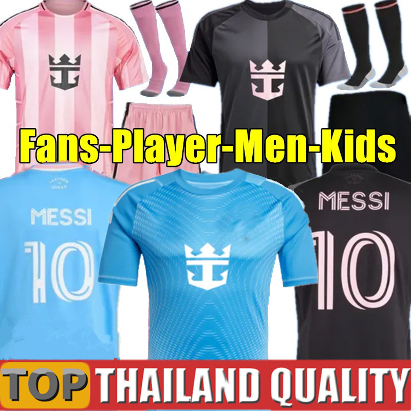 25 26 Fans Player Inters SUAREZ Earth Day Pre-Match MiamiS MESSIS Soccer Jerseys third 2024 2025 Sergio Jordi Alba football shirts PIZARRO Special men kids kit