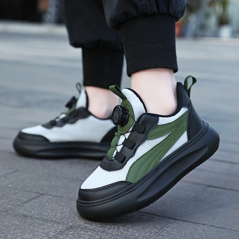 Fashion Casual Skateboard Shoes For Boys Girls Spring Breathable Mesh Kids Trainers Original n Knob Childrens Sports Shoes 250613