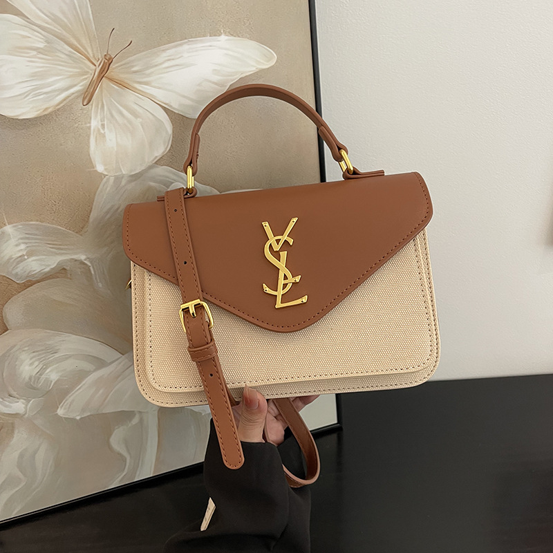 Hot Selling Fashionable Versatile High-End Women's Shoulder Bag New Large Capacity Textured Crossbody Bag Brown Black Free Shipping